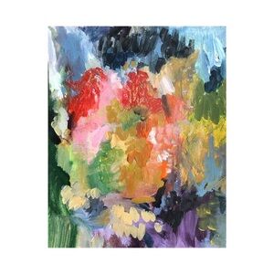 original abstract art - acrylic on paper 10” x 13”